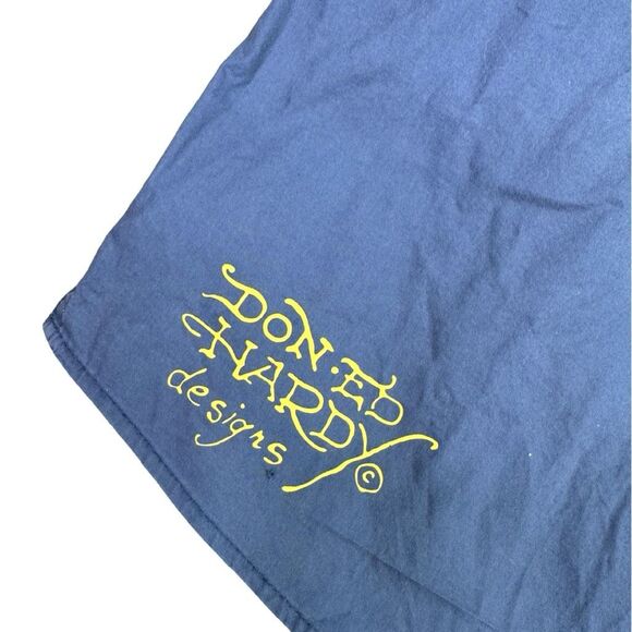 Vintage Y2K Ed Hardy x Christian Audigier Embroidered Dress Shirt - Size XXL - Picture 7 of 9